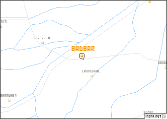 map of Badbar