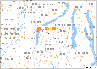 map of Badda Sadwāl