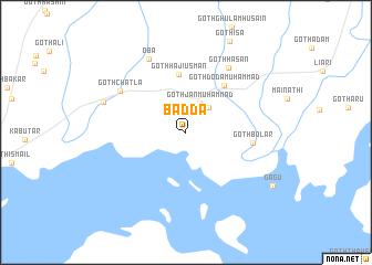 map of Badda