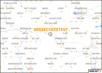 map of Baddeckenstedt