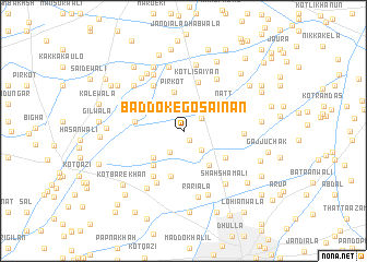 map of Baddoke Gosāīnān