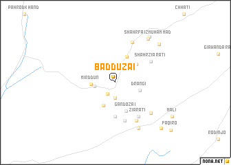 map of Badduzai