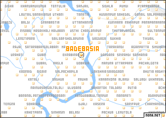 map of Bāde Bāsia