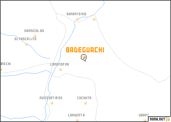 map of Badeguachi