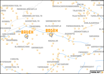 map of Bādeh