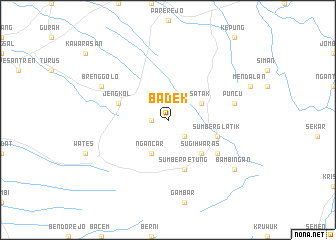 map of Badek