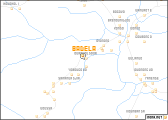 map of Badéla