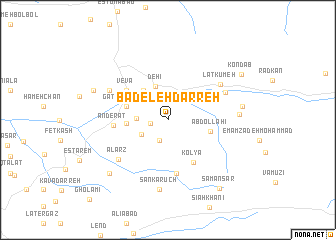 map of Bādeleh Darreh