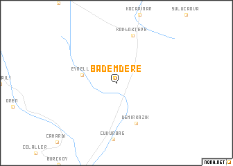 map of Bademdere