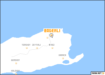 map of Bademli