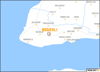 map of Bademli