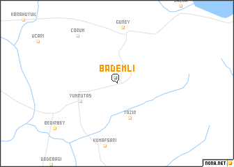 map of Bademli