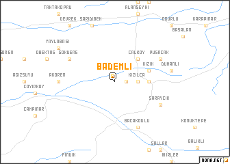 map of Bademli