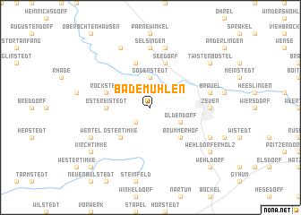 map of Bademühlen