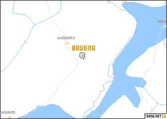 map of Badéna