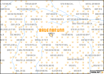 map of Badenbrunn