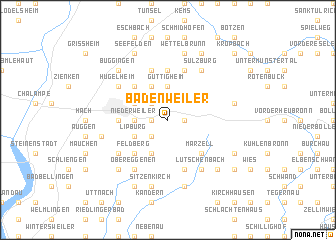 map of Badenweiler