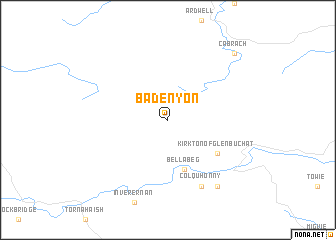 map of Badenyon