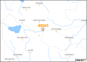 map of Baden