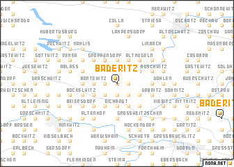 map of Baderitz
