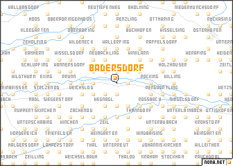 map of Badersdorf