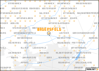 map of Badersfeld