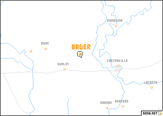 map of Bader