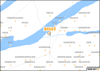 map of Badér
