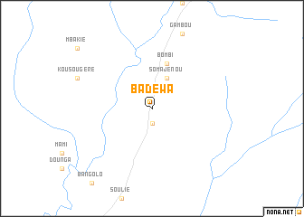 map of Badéwa