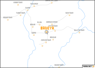 map of Badeya