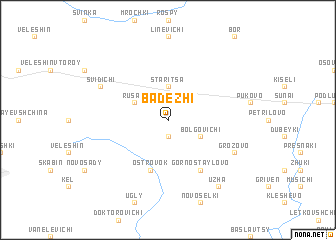 map of Badezhi