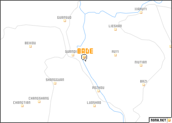 map of Bade