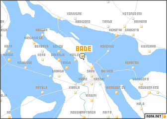 map of Badé