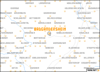 map of Bad Gandersheim