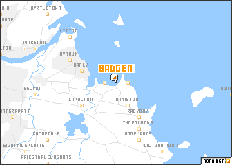 map of Badgen