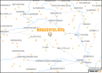 map of Badgerisland