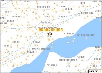 map of Badha Khurs