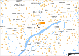 map of Badhan