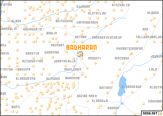 map of Ba‘dharān