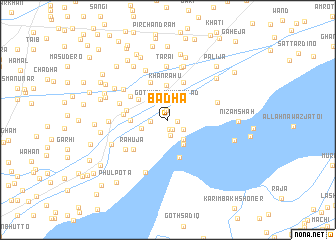map of Badha