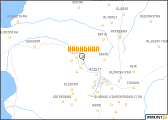 map of Badhdhān