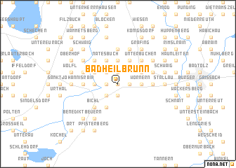 map of Bad Heilbrunn