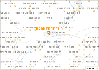 map of Bad Hersfeld