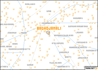 map of Badho Jamāli