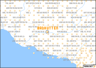 map of Badhütten