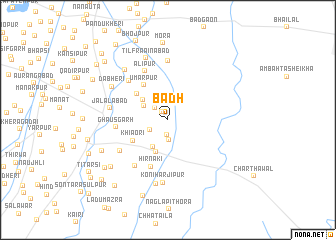 map of Bādh