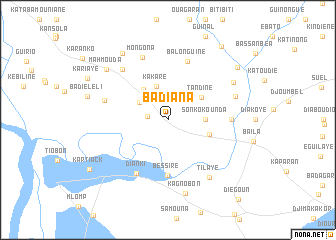 map of Badiana