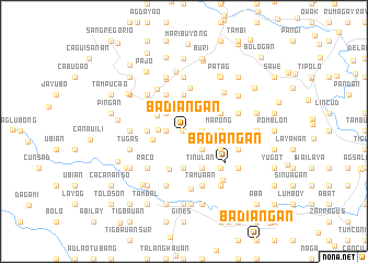 map of Badiangan