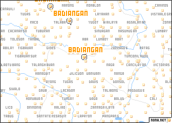 map of Badiangan