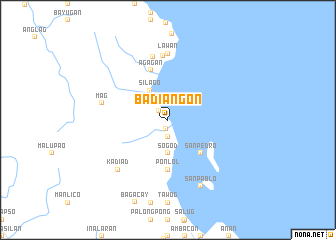 map of Badiangon